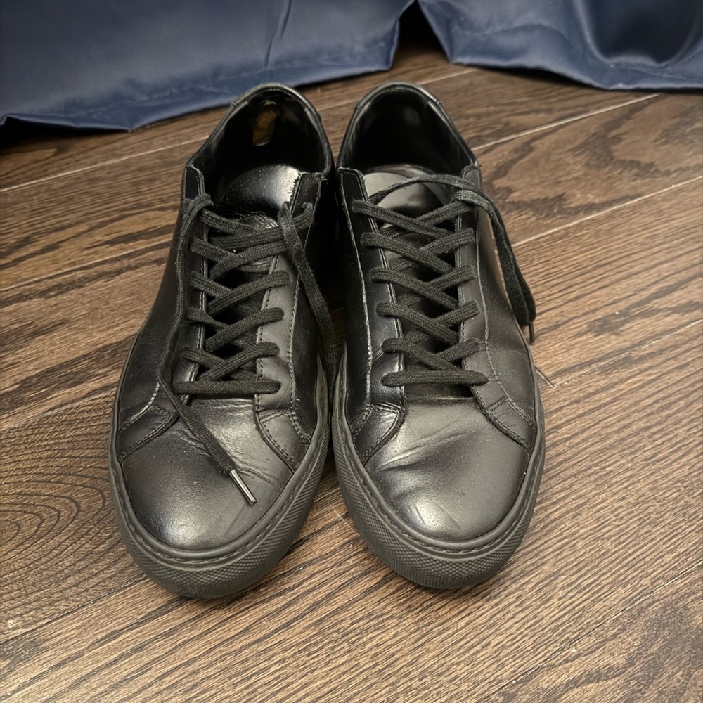 Mens black common projects.